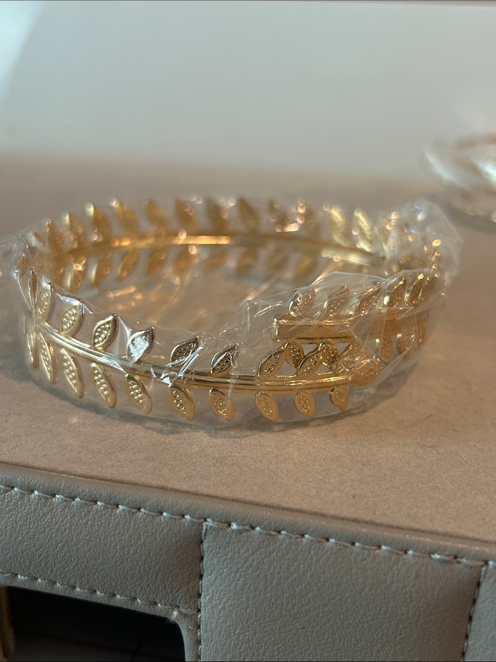 Gold Tone Metal Bracelets Set - 4 Piece - Picture 4 of 5